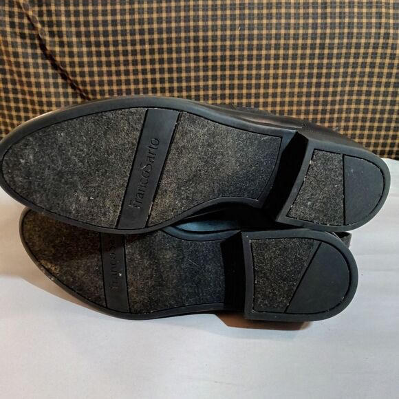 Franco Sarto Black Vegan Embrey Leather Booties 7M - Picture 3 of 5